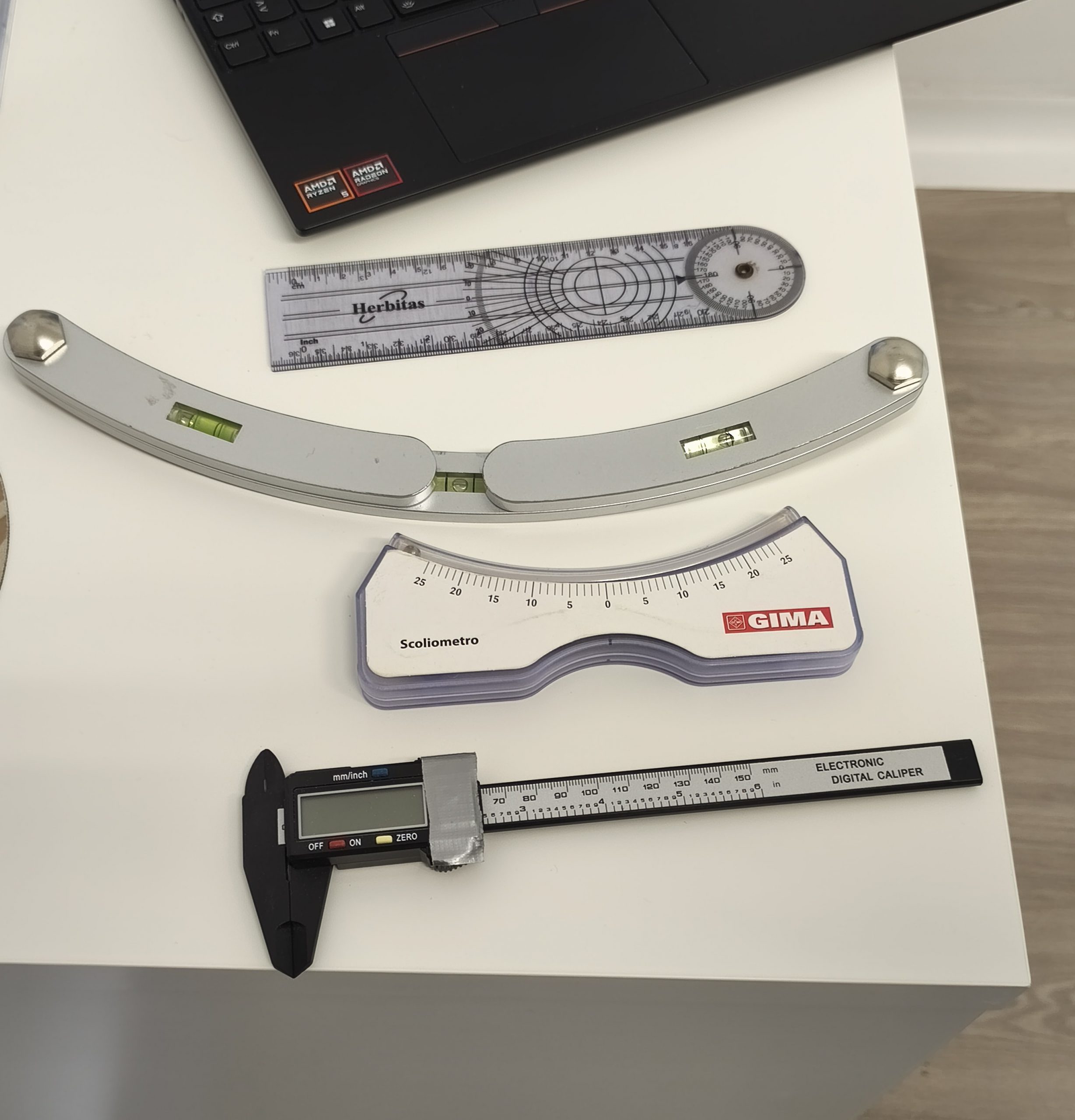 Instrumental de medición biomecánica